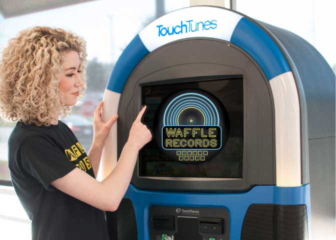 Waffle Records jukebox